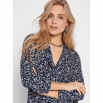 ONLY Wrap Flæse Kjole Carly Night Sky